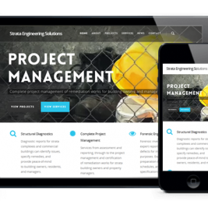 Strata Engineering Solutions website by Ginormous